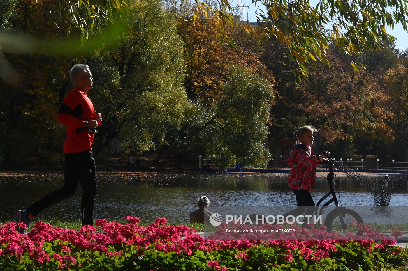 Теплая погода в Москве