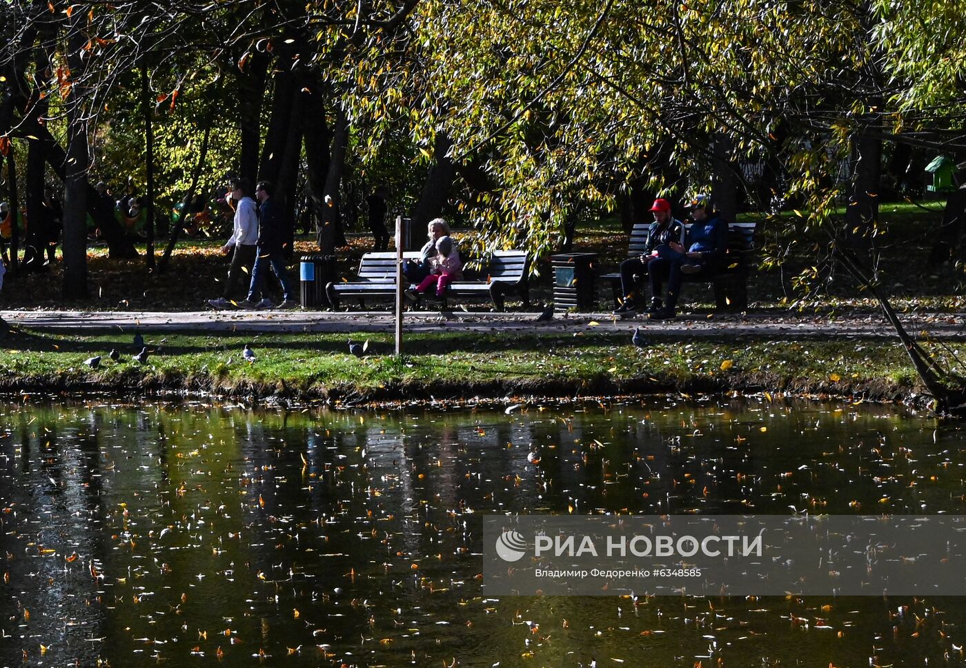 Теплая погода в Москве