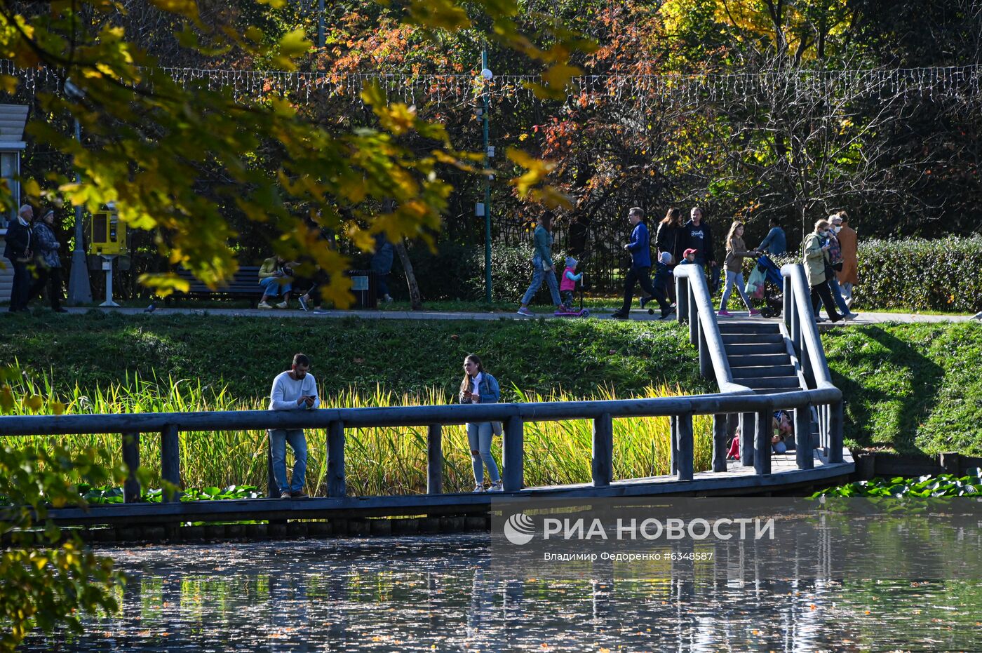 Теплая погода в Москве