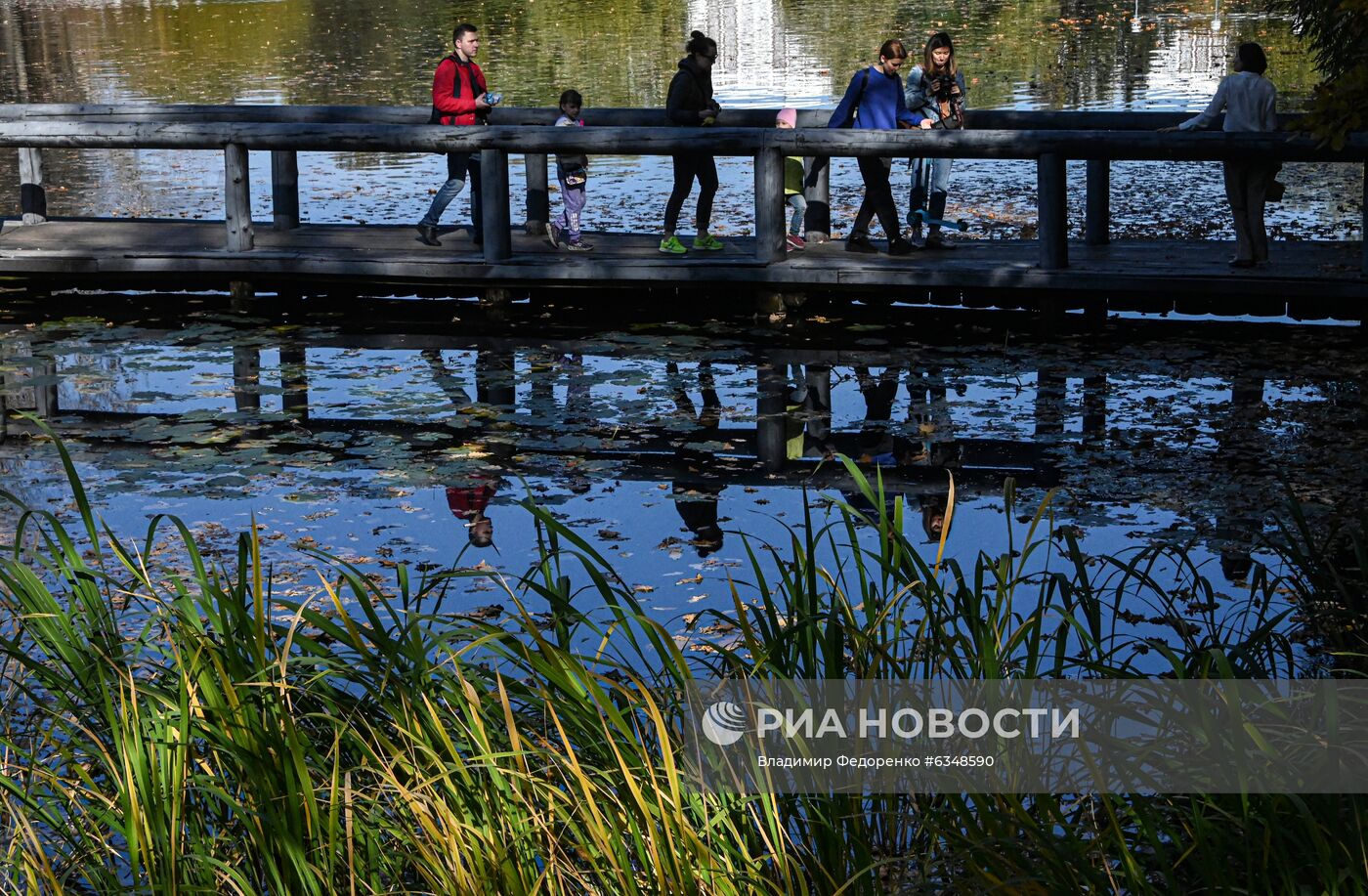 Теплая погода в Москве