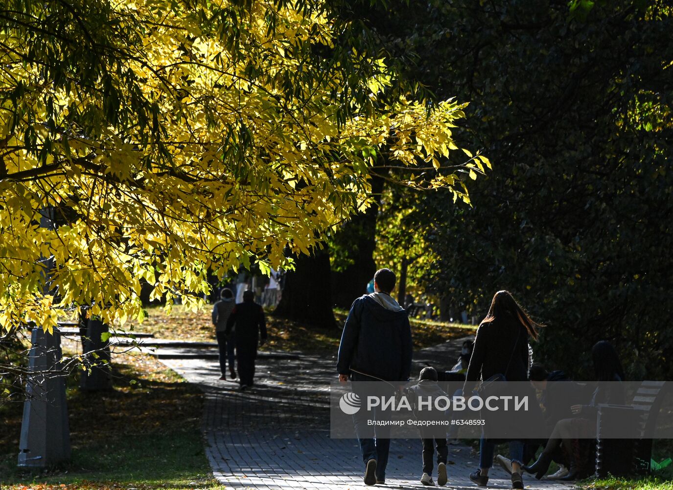 Теплая погода в Москве