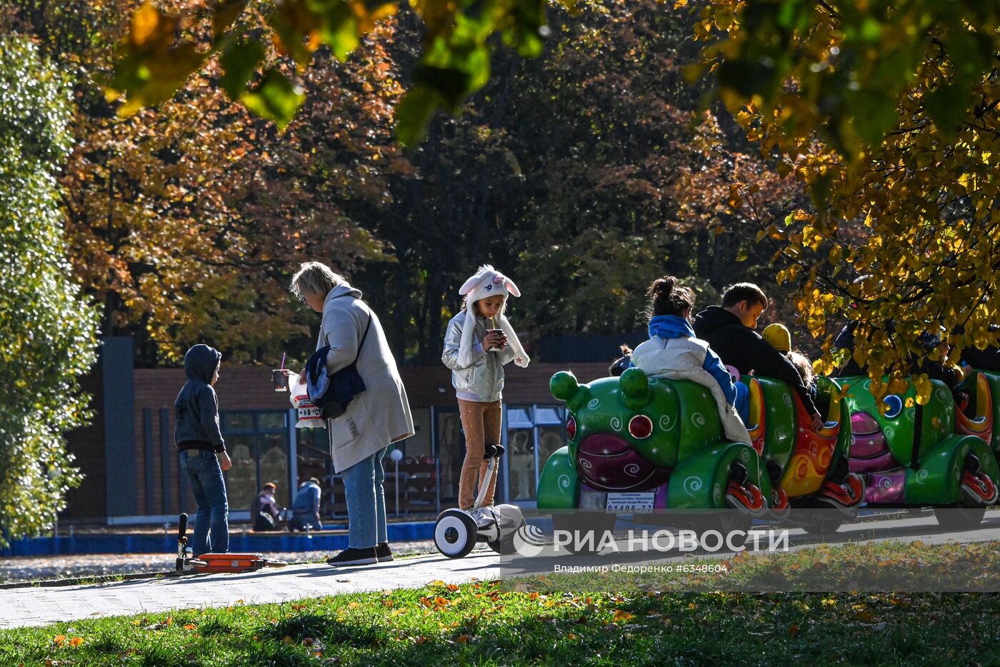 Теплая погода в Москве