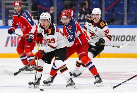 Хоккей. КХЛ. Матч ЦСКА - "Авангард"