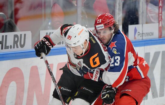Хоккей. КХЛ. Матч ЦСКА - "Авангард"