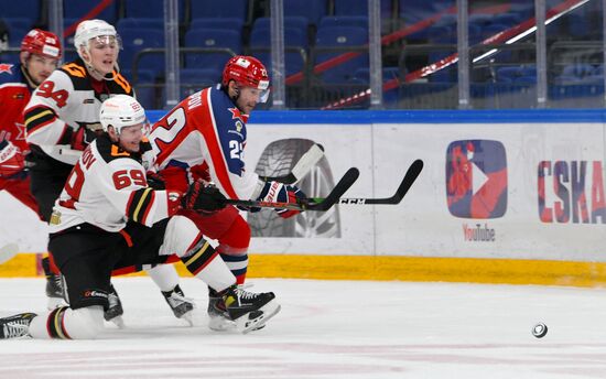 Хоккей. КХЛ. Матч ЦСКА - "Авангард"