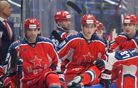 Хоккей. КХЛ. Матч ЦСКА - "Авангард"