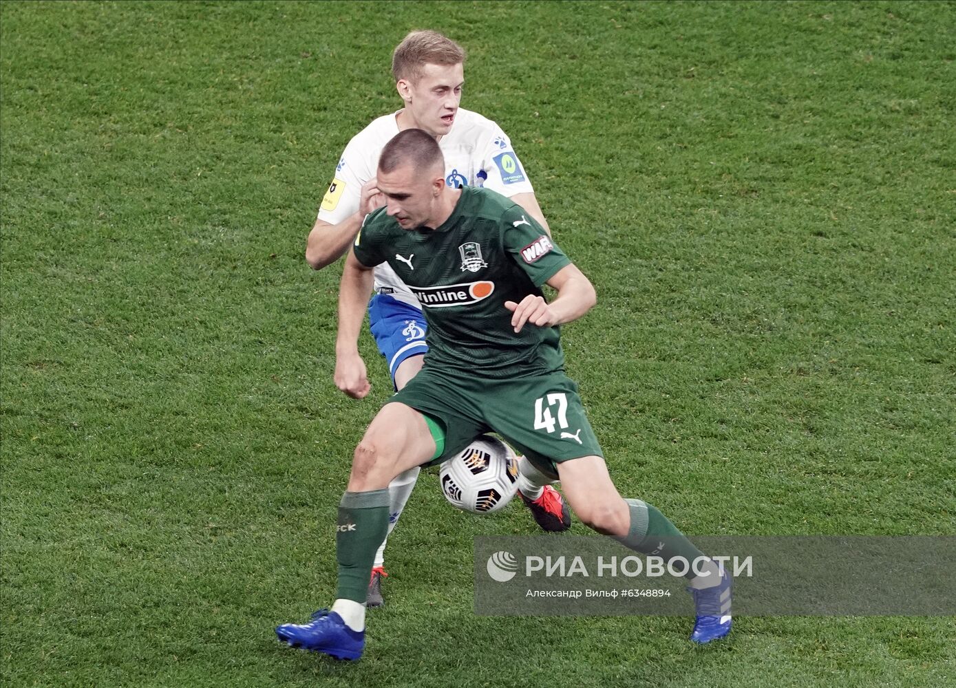 Футбол. РПЛ. Матч "Динамо" - "Краснодар"