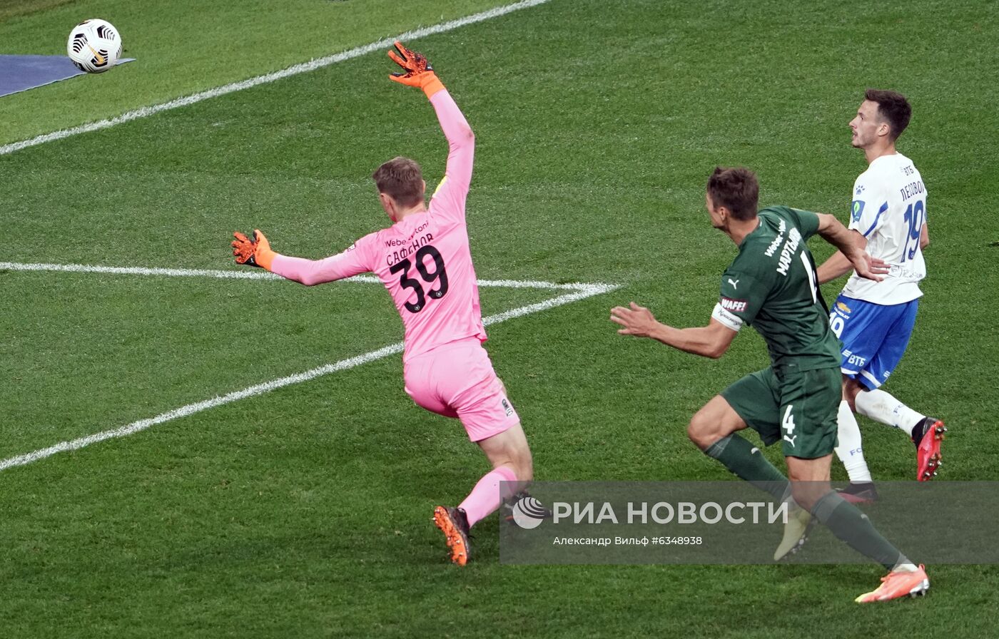 Футбол. РПЛ. Матч "Динамо" - "Краснодар"