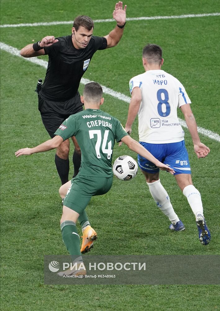 Футбол. РПЛ. Матч "Динамо" - "Краснодар"