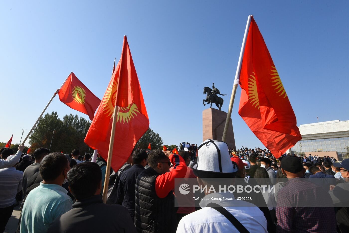Протесты в Бишкеке