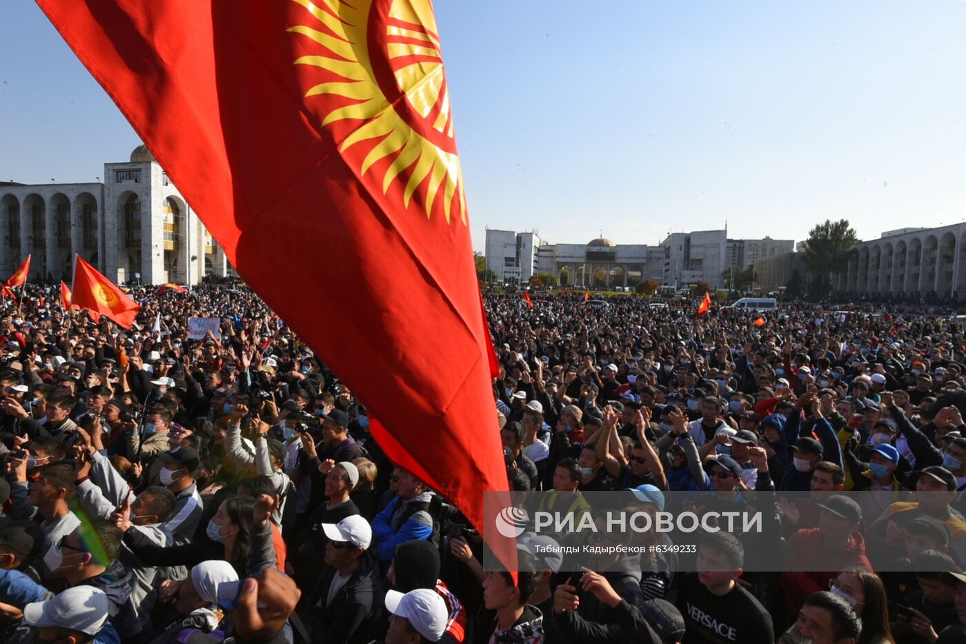 Протесты в Бишкеке