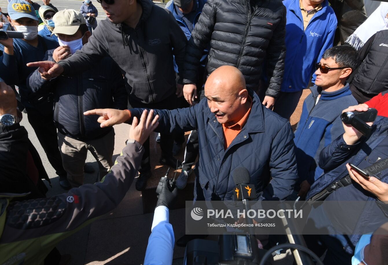 Протесты в Бишкеке