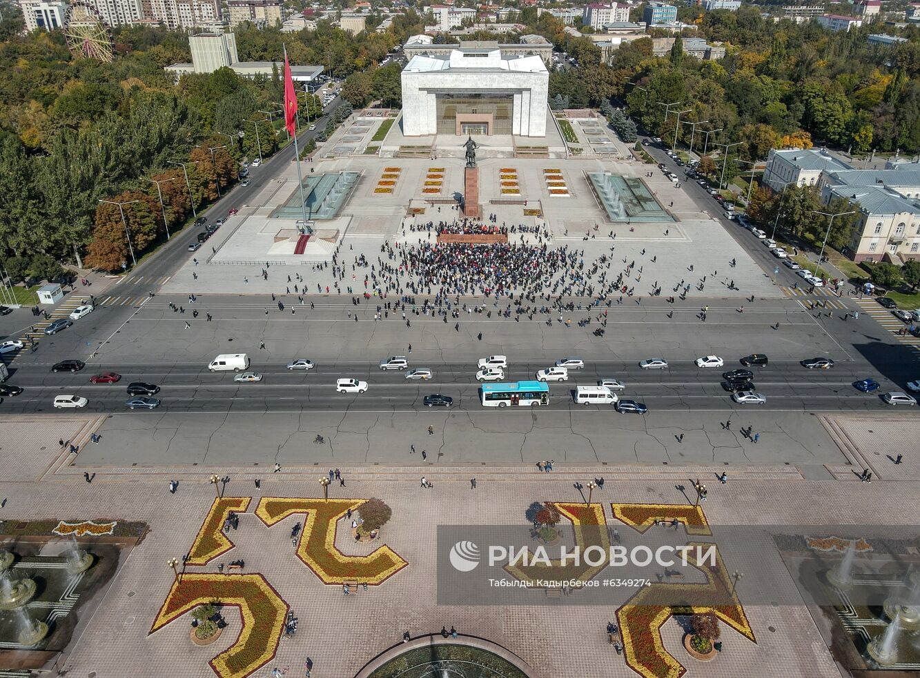 Протесты в Бишкеке