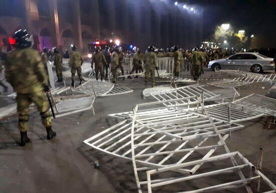 Протесты в Бишкеке