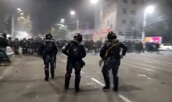 Протесты в Бишкеке