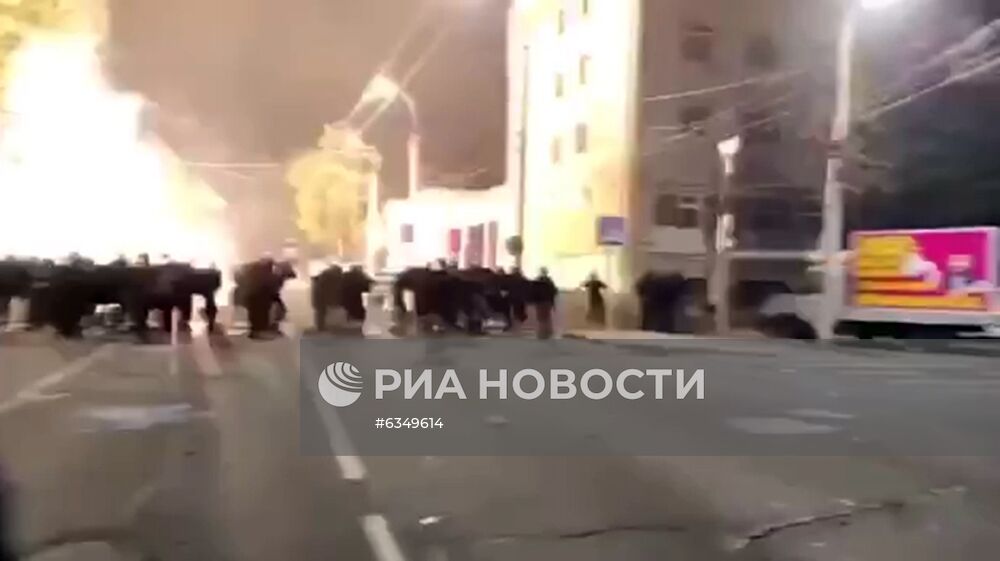 Протесты в Бишкеке
