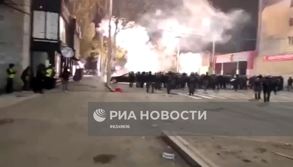 Протесты в Бишкеке