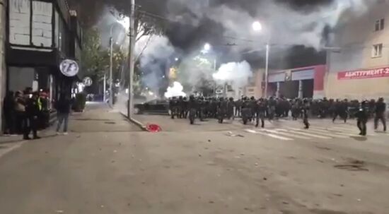 Протесты в Бишкеке