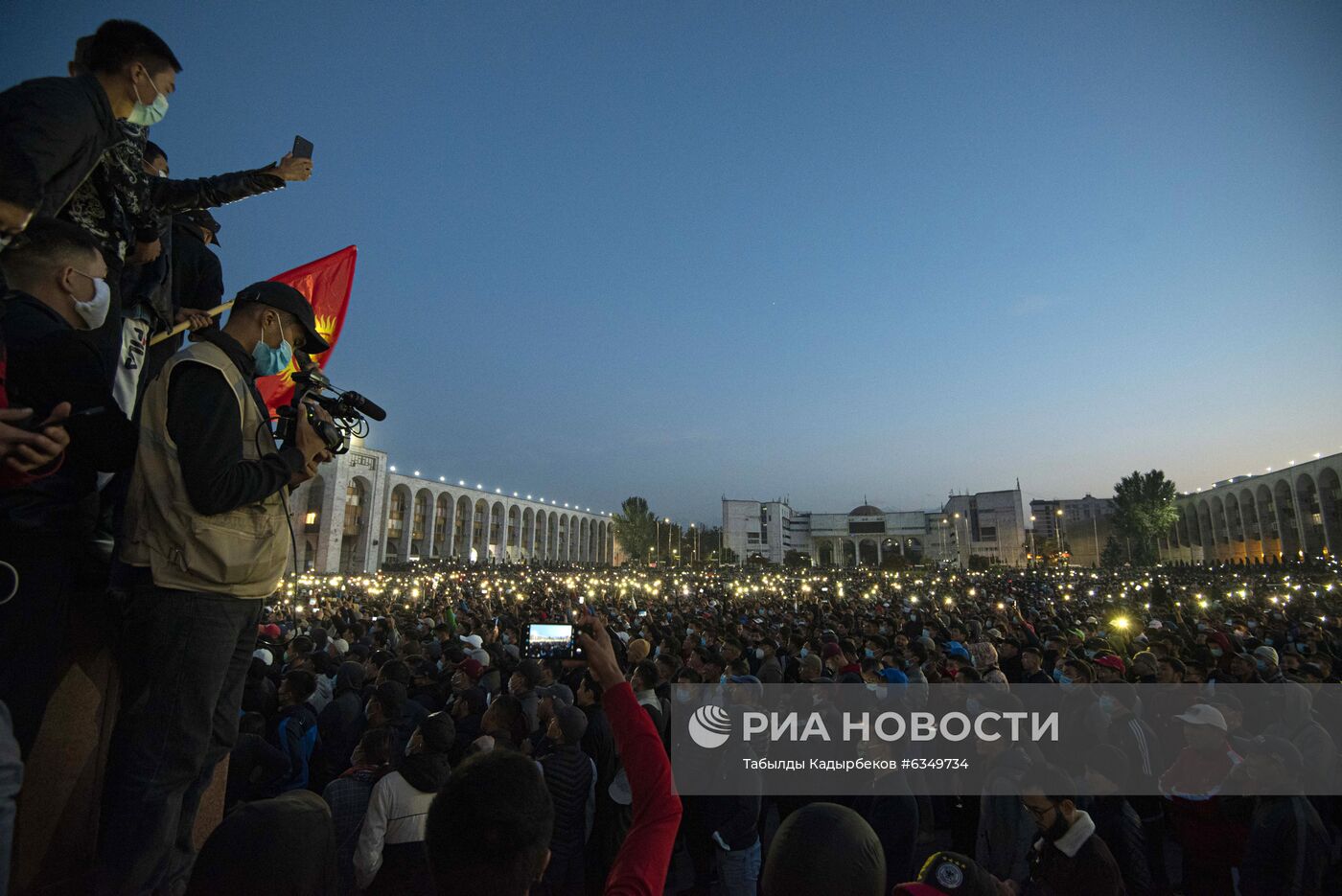 Протесты в Бишкеке