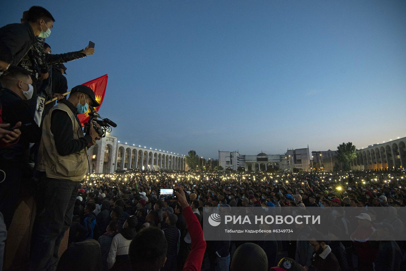 Протесты в Бишкеке