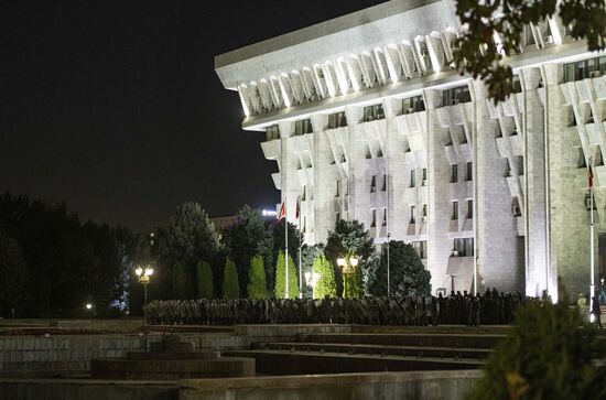 Протесты в Бишкеке