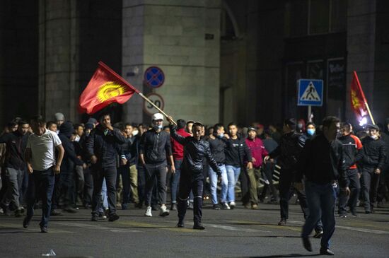 Протесты в Бишкеке