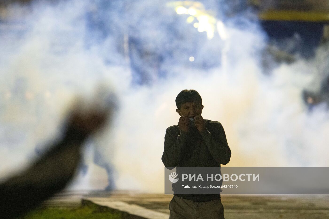 Протесты в Бишкеке