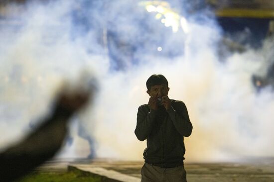 Протесты в Бишкеке