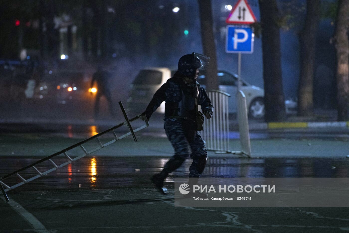 Протесты в Бишкеке