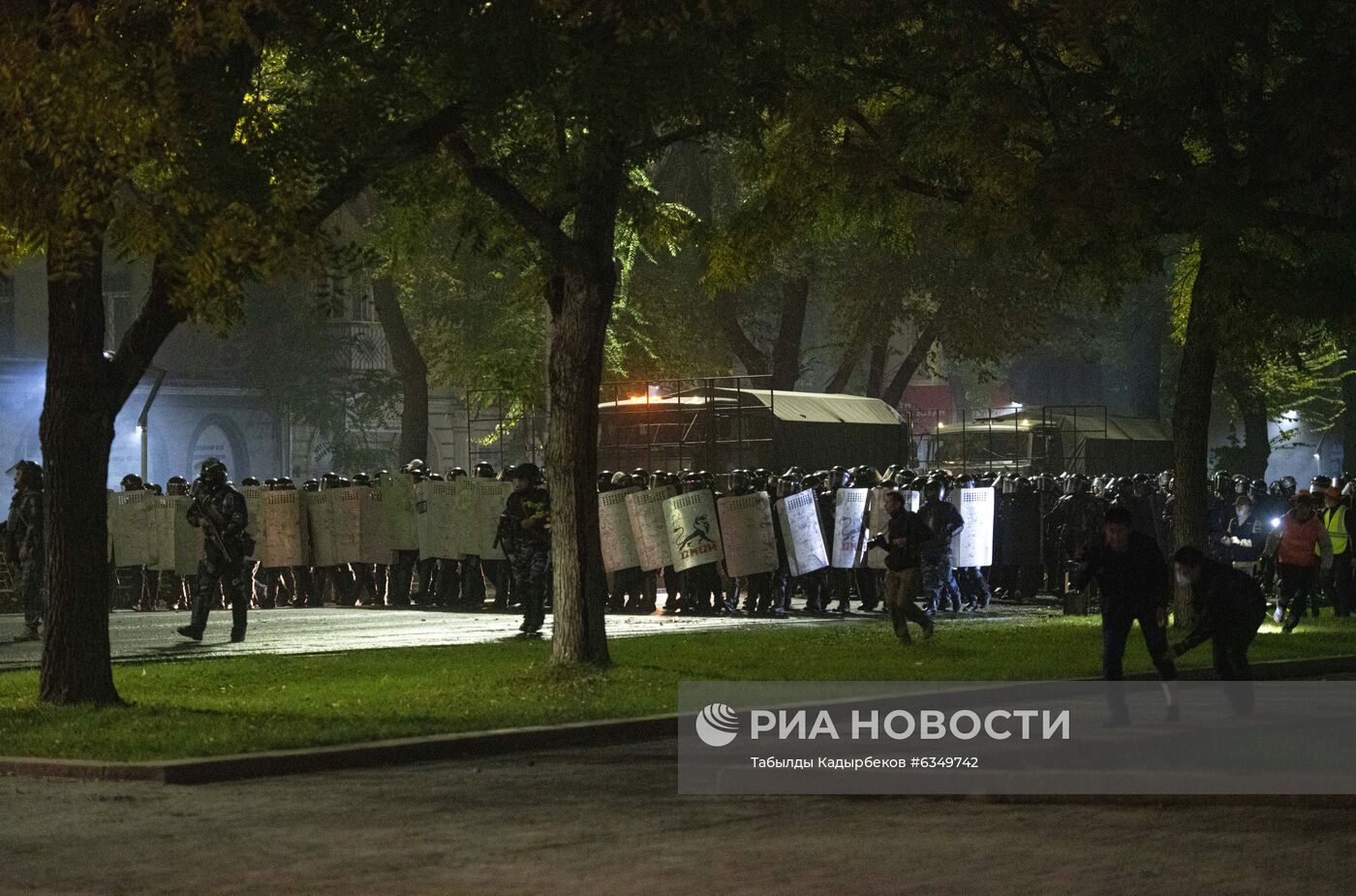 Протесты в Бишкеке