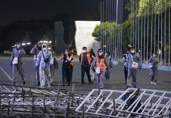 Протесты в Бишкеке