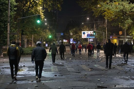 Протесты в Бишкеке
