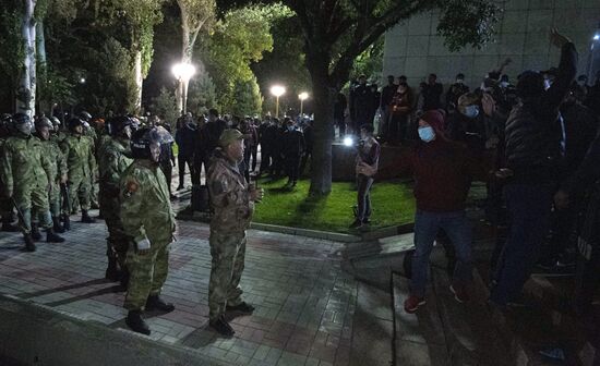 Протесты в Бишкеке