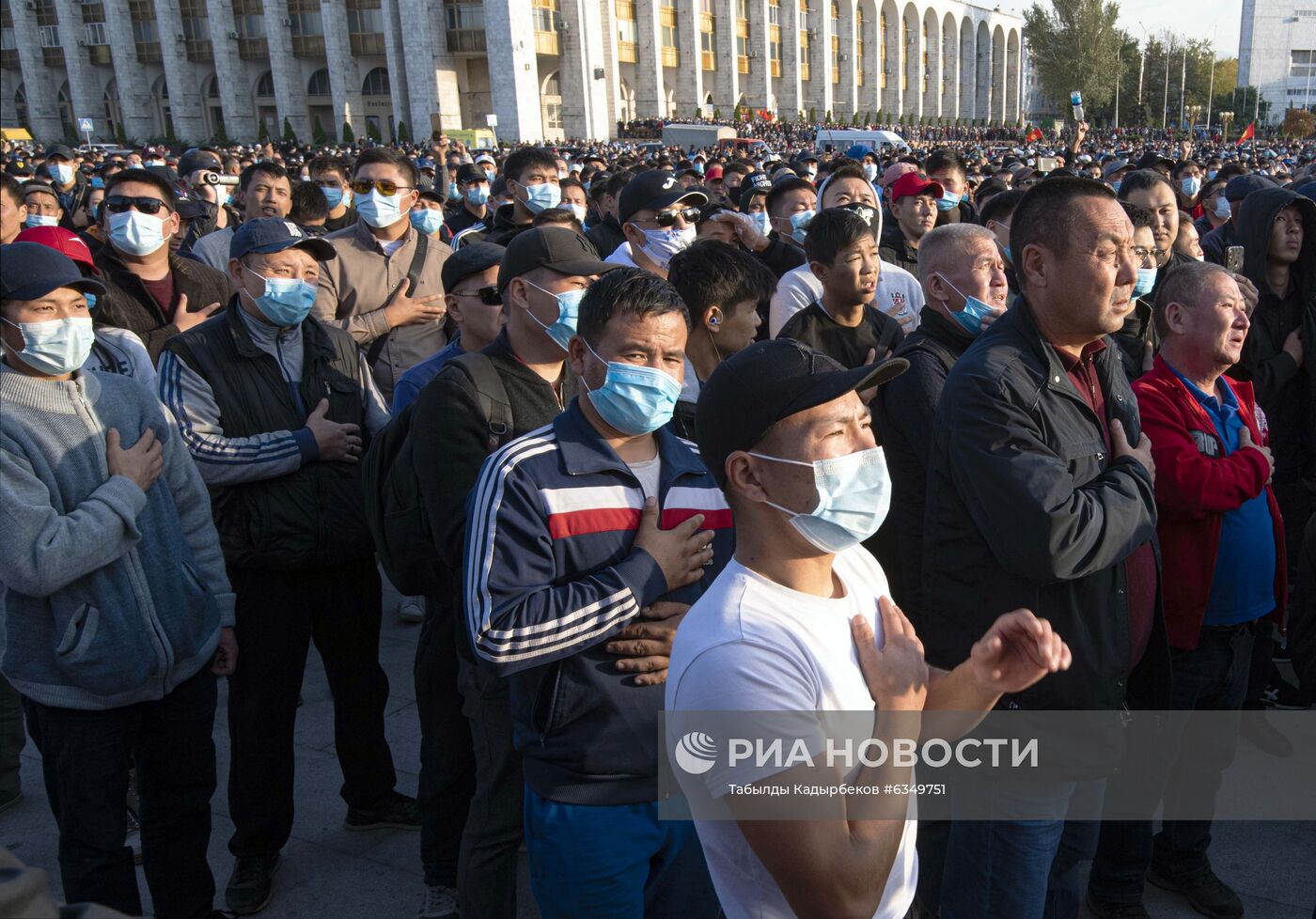 Протесты в Бишкеке