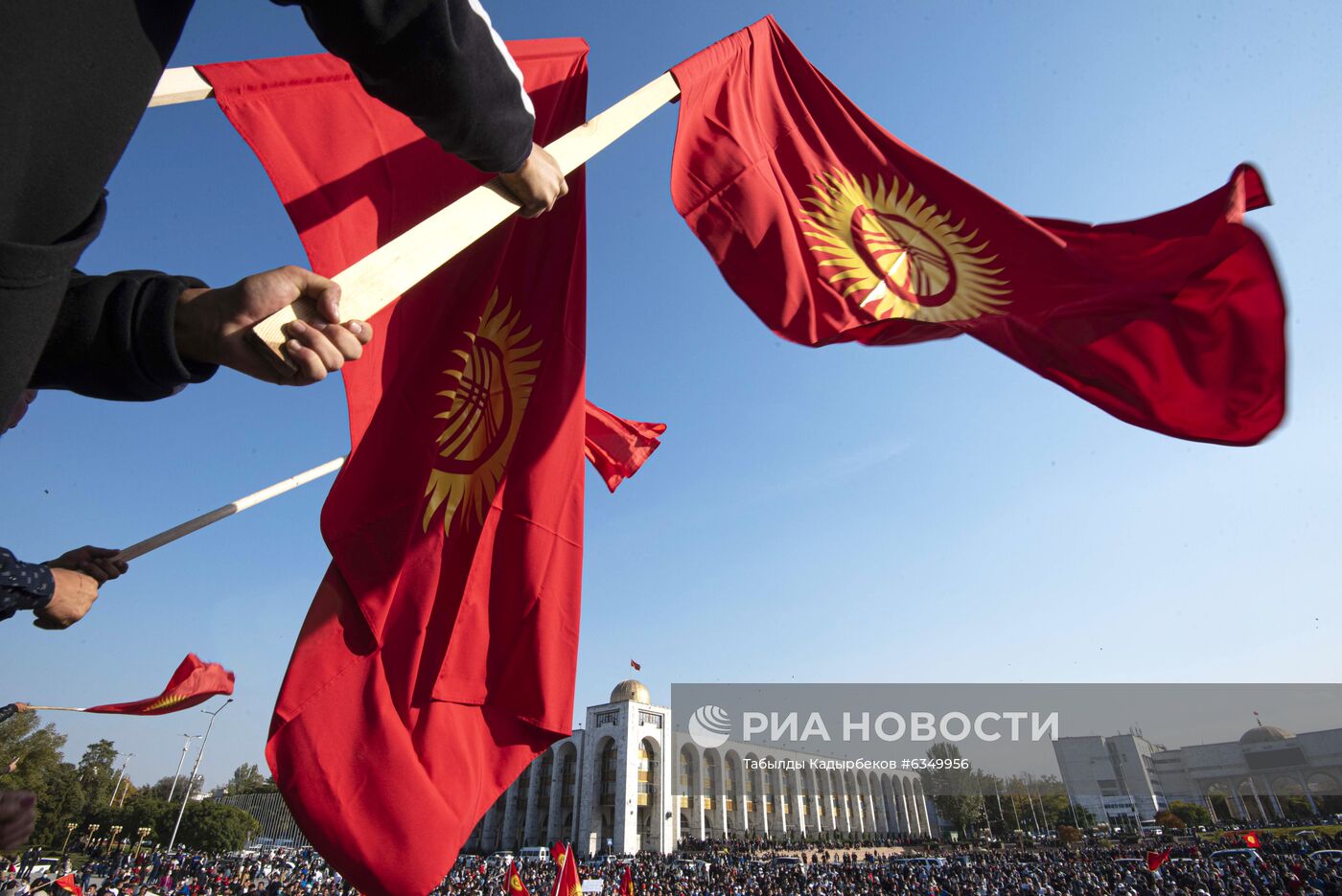 Протесты в Бишкеке