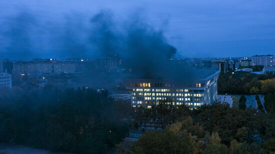 Протесты в Бишкеке