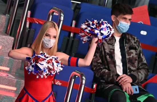 Хоккей. КХЛ. Матч ЦСКА - "Динамо" (Москва)