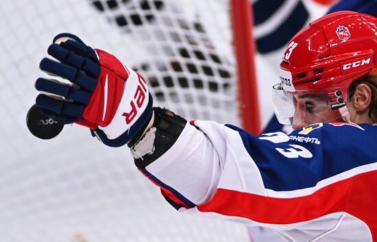 Хоккей. КХЛ. Матч ЦСКА - "Динамо" (Москва)