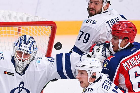 Хоккей. КХЛ. Матч ЦСКА - "Динамо" (Москва)