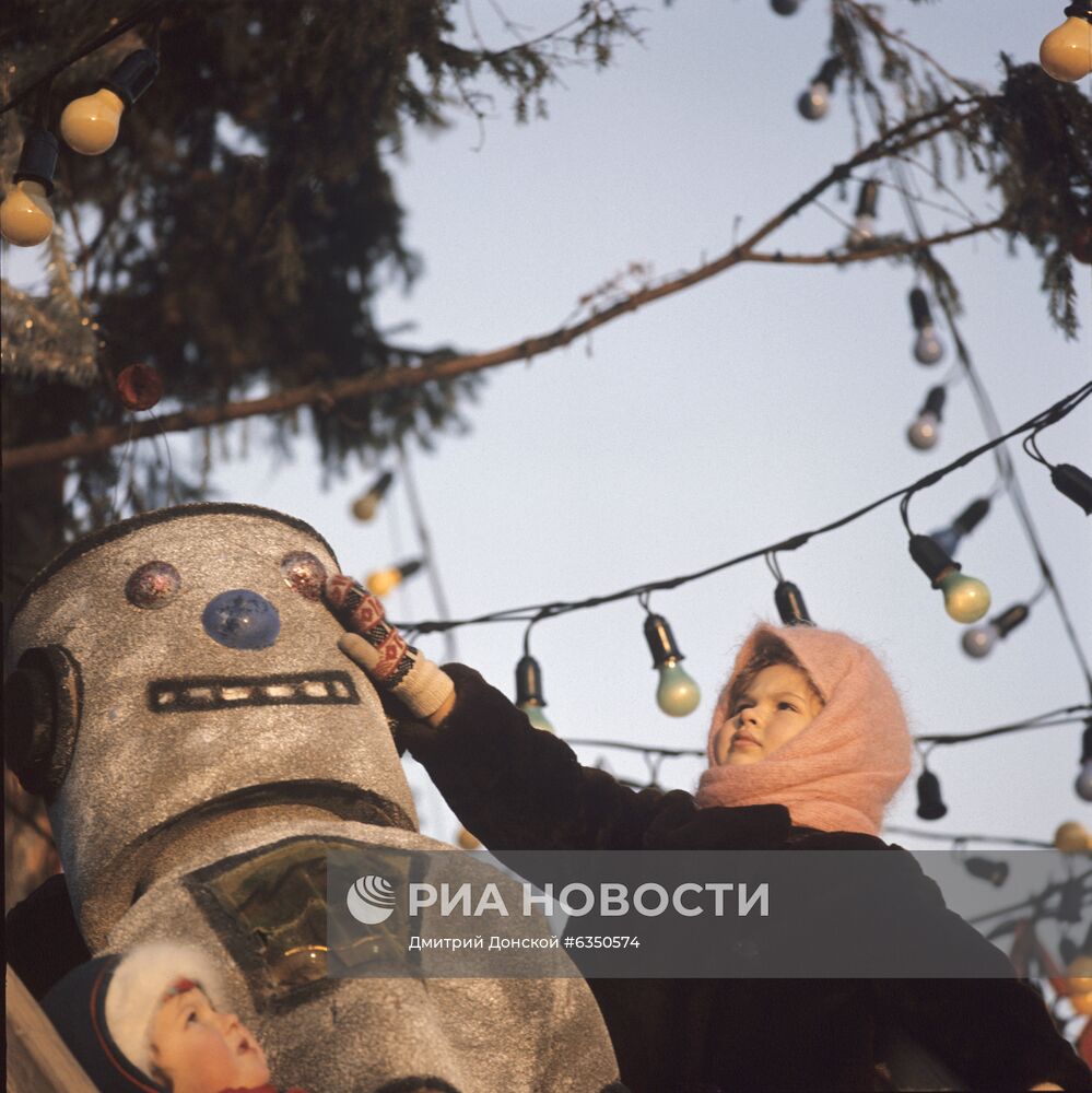 Новогодние праздники в Москве