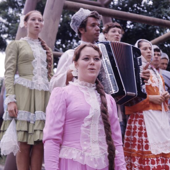 Народный ансамбль песни и танца колхоза "Кубань"