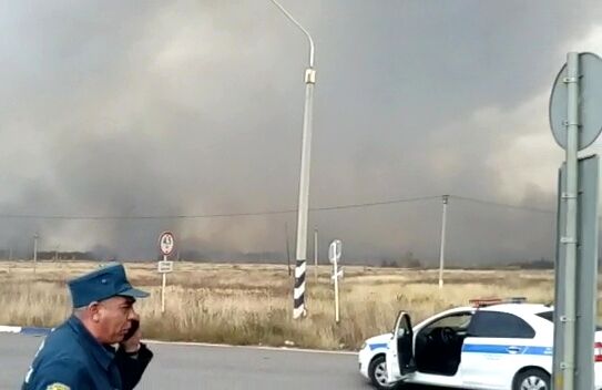 Взрывы на бывших военных складах в Рязанской области