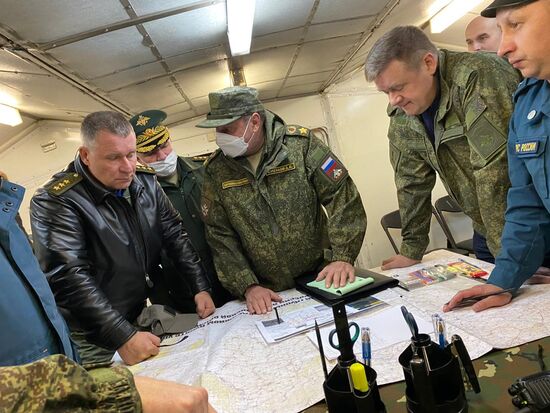 Взрывы на бывших военных складах в Рязанской области