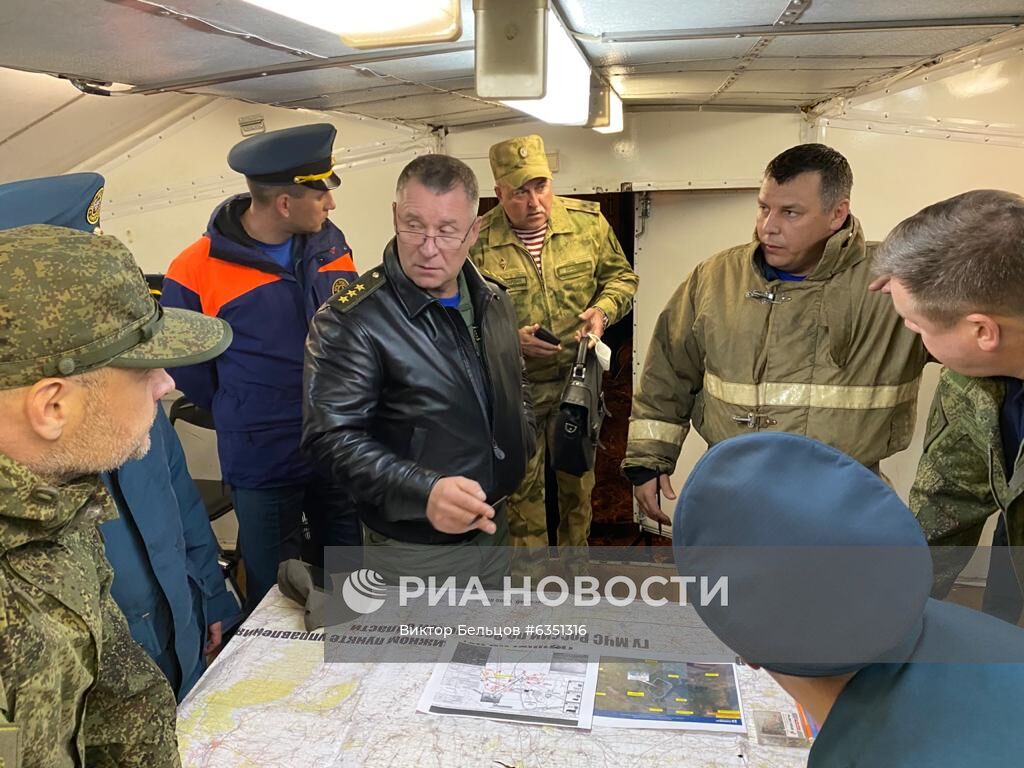 Взрывы на бывших военных складах в Рязанской области