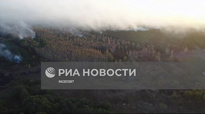 Взрывы на бывших военных складах в Рязанской области