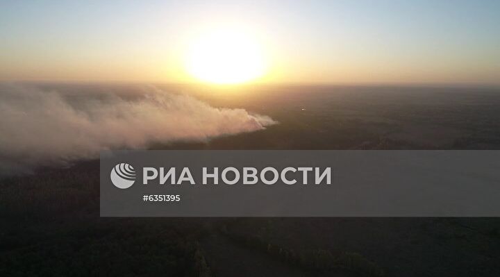 Взрывы на бывших военных складах в Рязанской области