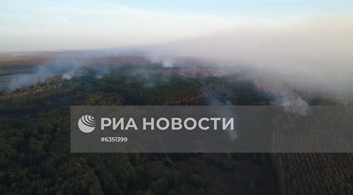 Взрывы на бывших военных складах в Рязанской области