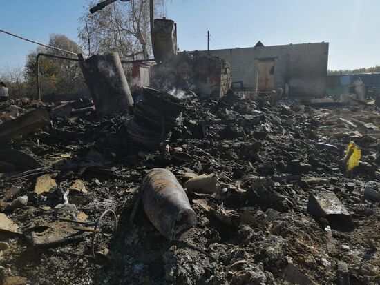 Взрывы на бывших военных складах в Рязанской области