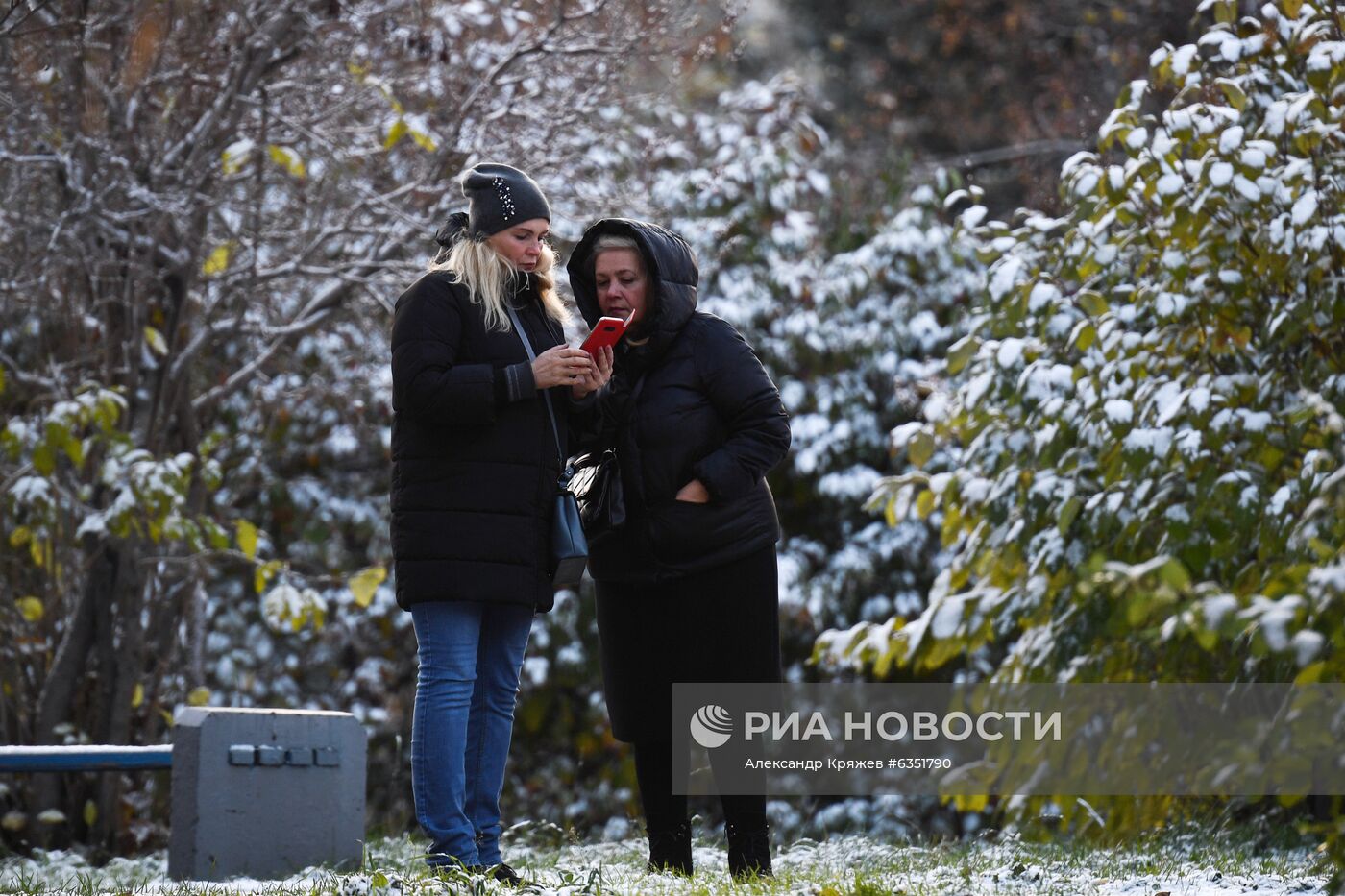 Снег в Новосибирске