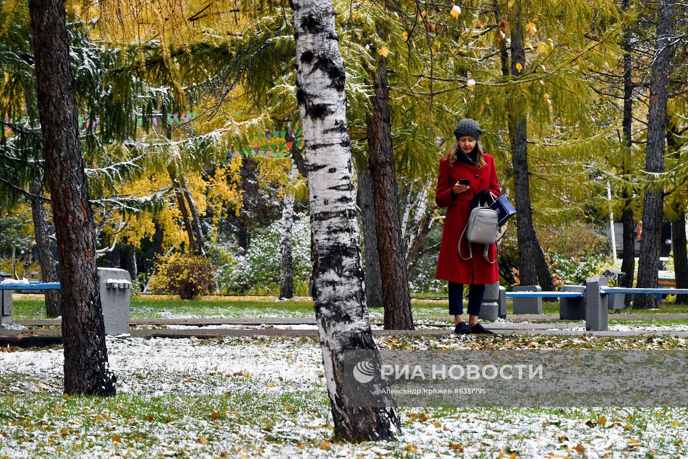 Снег в Новосибирске